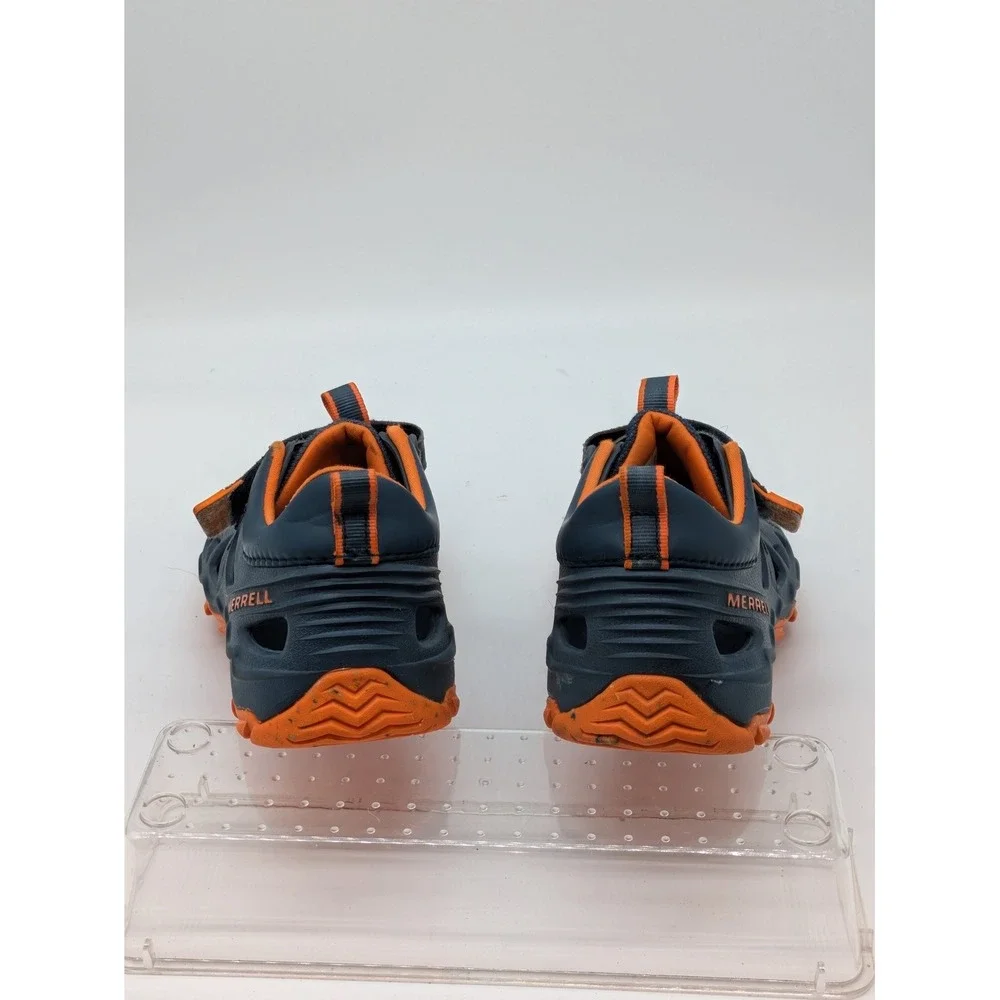 Merrell Hydro 2.0 Boys Water Hiking Shoes Gray Orange Kids Size 2 Trail